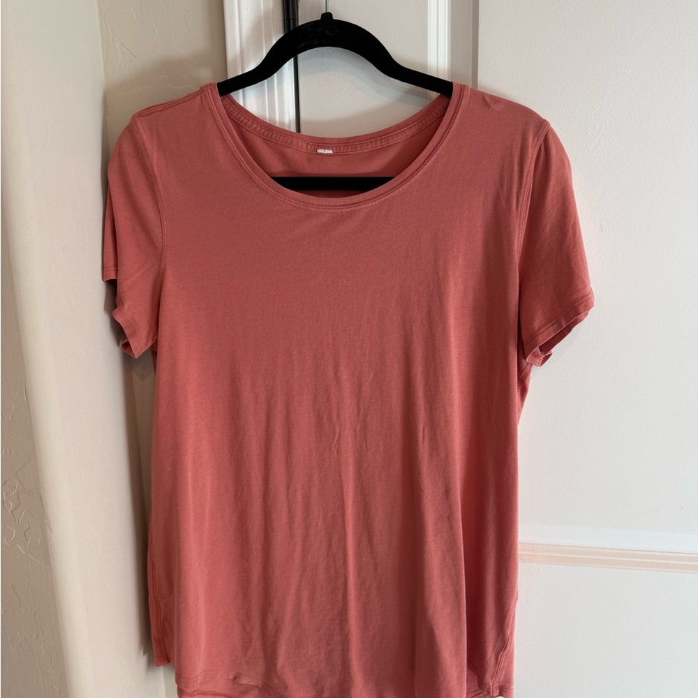 lululemon athletica Short Sleeve Top in Coral